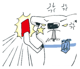 soccer polar bears sticker #4150019