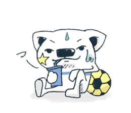 soccer polar bears sticker #4150030