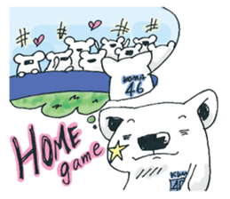 soccer polar bears sticker #4150033