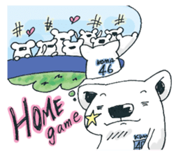 soccer polar bears sticker #4150033