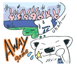 soccer polar bears sticker #4150034