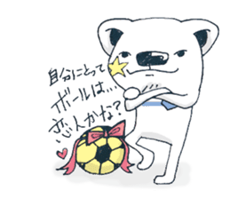 soccer polar bears sticker #4150036