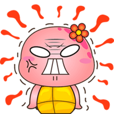 Pika, the pink turtle sticker #4150214