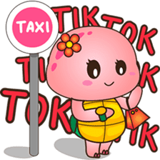 Pika, the pink turtle sticker #4150221