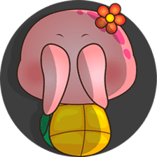 Pika, the pink turtle sticker #4150225