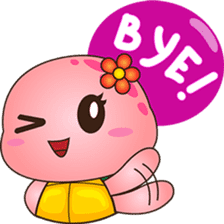 Pika, the pink turtle sticker #4150238