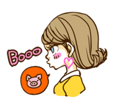 Daily life of two girls sticker #4150259