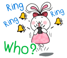 Miss Go, the rabbit (English) Ver.1 sticker #4151818