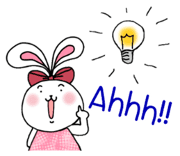 Miss Go, the rabbit (English) Ver.1 sticker #4151825