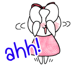 Miss Go, the rabbit (English) Ver.1 sticker #4151827