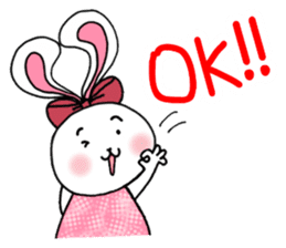 Miss Go, the rabbit (English) Ver.1 sticker #4151828