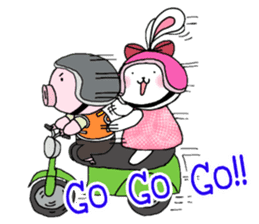 Miss Go, the rabbit (English) Ver.1 sticker #4151835