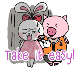 Miss Go, the rabbit (English) Ver.1 sticker #4151845