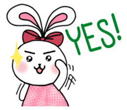 Miss Go, the rabbit (English) Ver.1 sticker #4151848