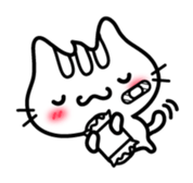 The injured cat "Nyanko" sticker sticker #4152340