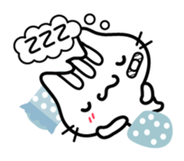 The injured cat "Nyanko" sticker sticker #4152342