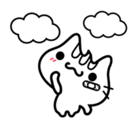 The injured cat "Nyanko" sticker sticker #4152365