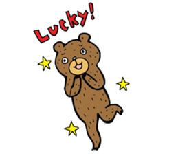 Abe chan the bear sticker #4152416