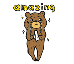 Abe chan the bear sticker #4152417