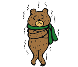 Abe chan the bear sticker #4152422