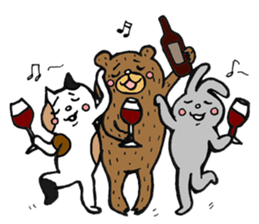 Abe chan the bear sticker #4152425