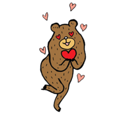 Abe chan the bear sticker #4152426