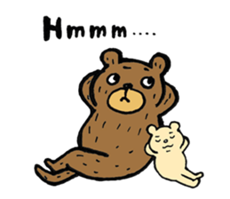 Abe chan the bear sticker #4152435