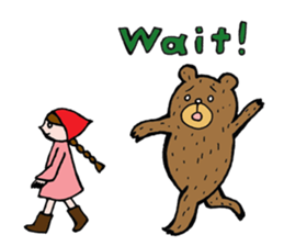 Abe chan the bear sticker #4152452