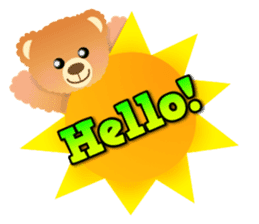 Happy Teddy 1 sticker #4152976