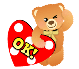 Happy Teddy 1 sticker #4152979