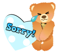 Happy Teddy 1 sticker #4152980