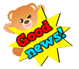 Happy Teddy 1 sticker #4152986