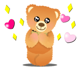Happy Teddy 1 sticker #4152989