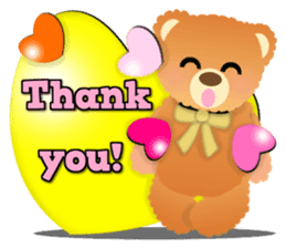Happy Teddy 1 sticker #4152990