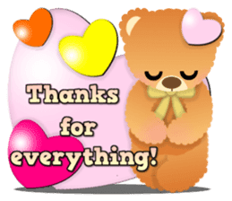 Happy Teddy 1 sticker #4152992