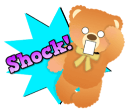 Happy Teddy 1 sticker #4152995