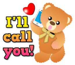 Happy Teddy 1 sticker #4153001