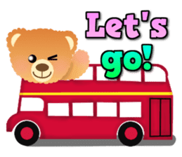 Happy Teddy 1 sticker #4153004