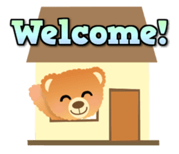 Happy Teddy 1 sticker #4153005