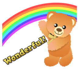 Happy Teddy 1 sticker #4153011