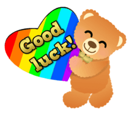 Happy Teddy 1 sticker #4153013