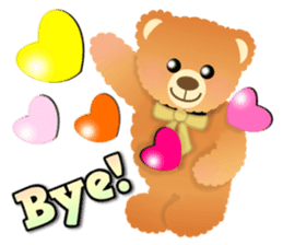 Happy Teddy 1 sticker #4153015