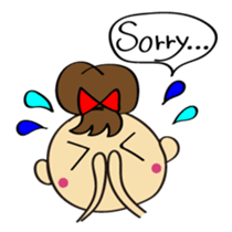 Small naughty daughter Sticker sticker #4153097