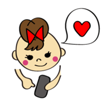 Small naughty daughter Sticker sticker #4153101