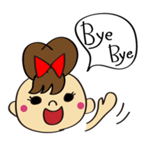 Small naughty daughter Sticker sticker #4153102