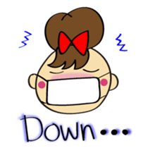 Small naughty daughter Sticker sticker #4153103