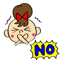 Small naughty daughter Sticker sticker #4153105