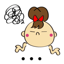 Small naughty daughter Sticker sticker #4153112