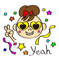 Small naughty daughter Sticker sticker #4153117