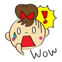 Small naughty daughter Sticker sticker #4153119